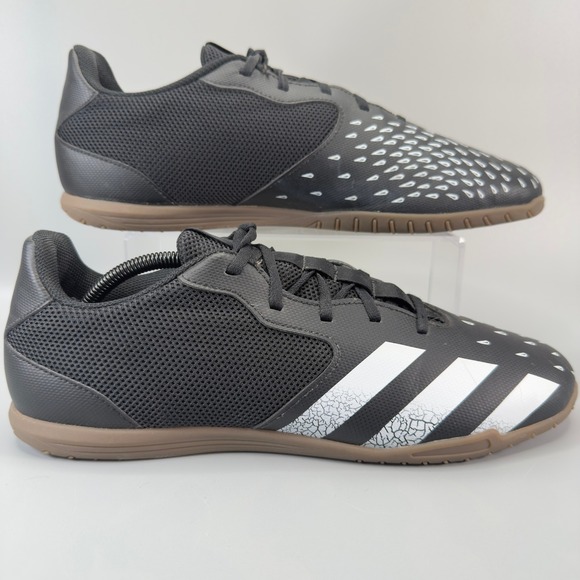 Adidas Predator Freak.4 Sala Mens 13 Indoor Soccer Cleats Black White Gum Shoes - Picture 1 of 16